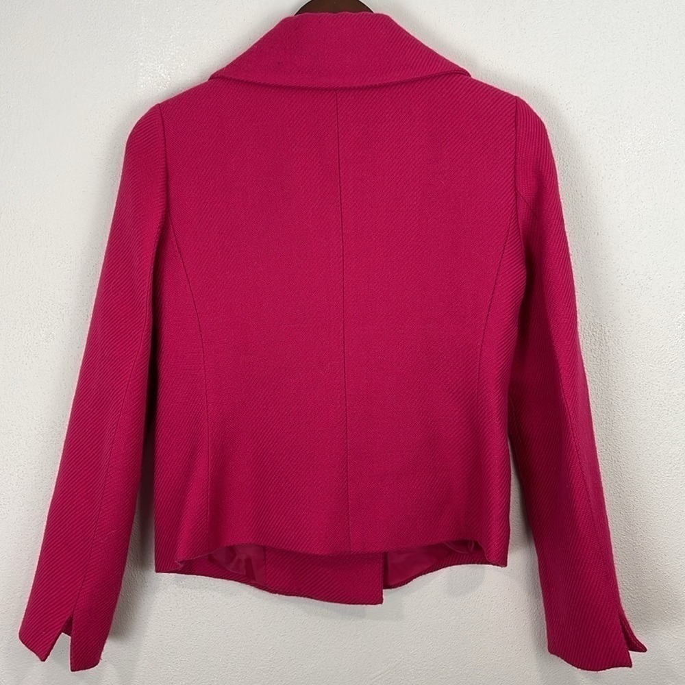 Talbots Moto Zip Blazer Pink - Picture 8 of 8